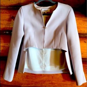 Derek Lam 10 Crosby- Lilac Scuba Cropped Blazer